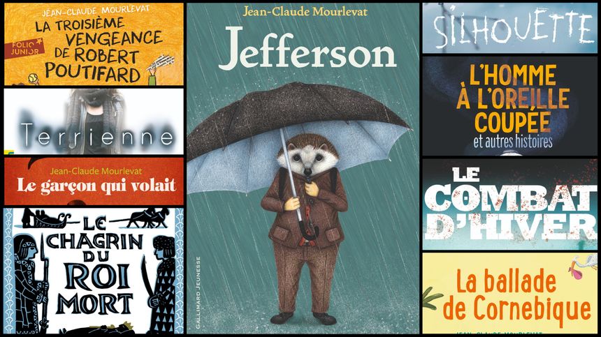 Montage couvertures livres Jean-Claude Mourlevat
