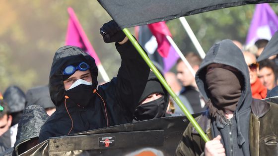 Manifestation à Nantes, le 9 octobre 2018. ©AFP - Loic Venance