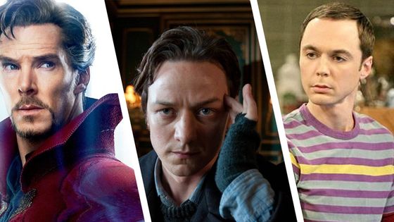 Quelques exemples de représentation du handicap dans la pop culture : Doctor Strange, le Professeur Xavier, et Sheldon (de "Big Band Theory")
