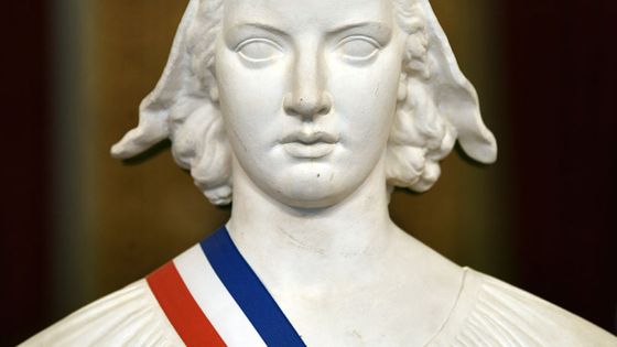 Buste de Marianne pour illustrer la laïcité dont il est question avec Patrick Weil ©Maxppp - Alexandre MARCHI
