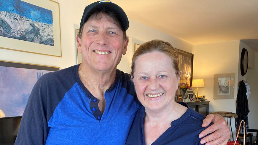 Pia et Kenneth Owens, un couple de supporters trumpistes croisés lors de la campagne électorale.