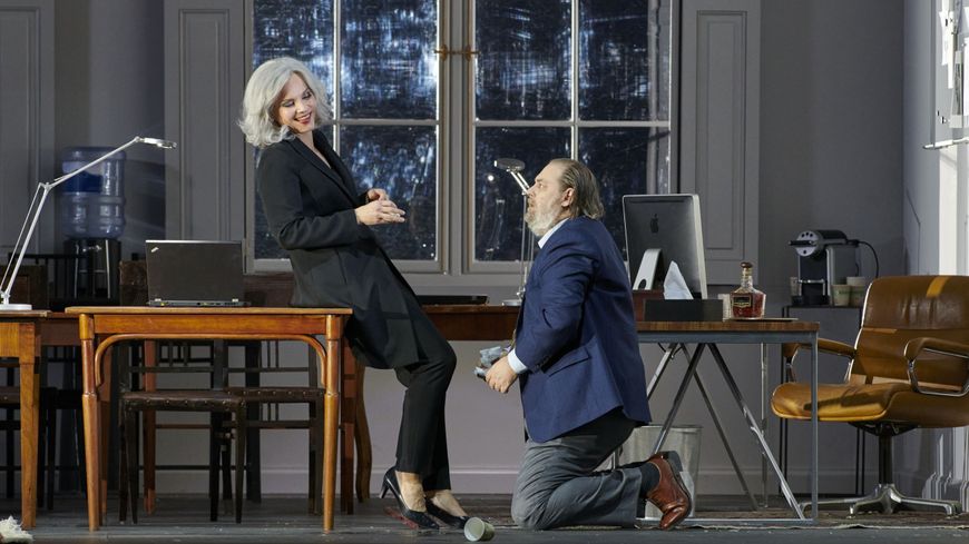 Wagner, Parsifal – direction musicale Philippe Jordan, mise en scène Kirill Serebrennikov : Elīna Garanča (Kundry), Wolfgang Koch (Klingsor)