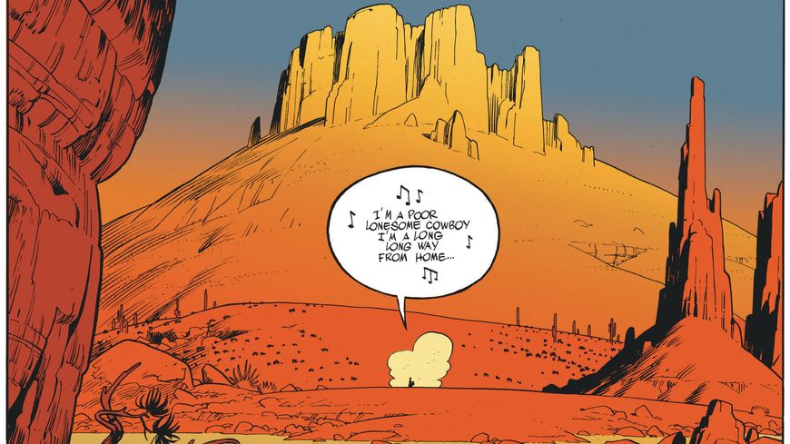 Extrait de l'album "Wanted Lucky Luke", de Matthieu Bonhomme, disponible depuis le 9 avril 2021