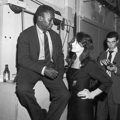 Miles Davis et Juliette Greco dans un club à Saint Germain en 1958