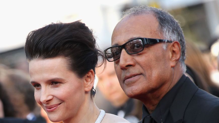 Juliette Binoche et Abbas Kiarostami présentent "Copie conforme" au Festival de Cannes (23.05.2010)