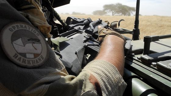 Un soldat français de l'opération Barkhane en mission au Mali en 2017 ©AFP - Daphné BENOIT
