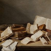 Nature morte aux livres et au violon