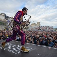 Le groupe Deluxe sur la scène des Francofolies de La Rochelle en 2019