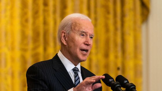 Peut-n faire le bilan des cent premiers jours de Joe Biden ? ©Getty - Demetrius Freeman/The Washington Post