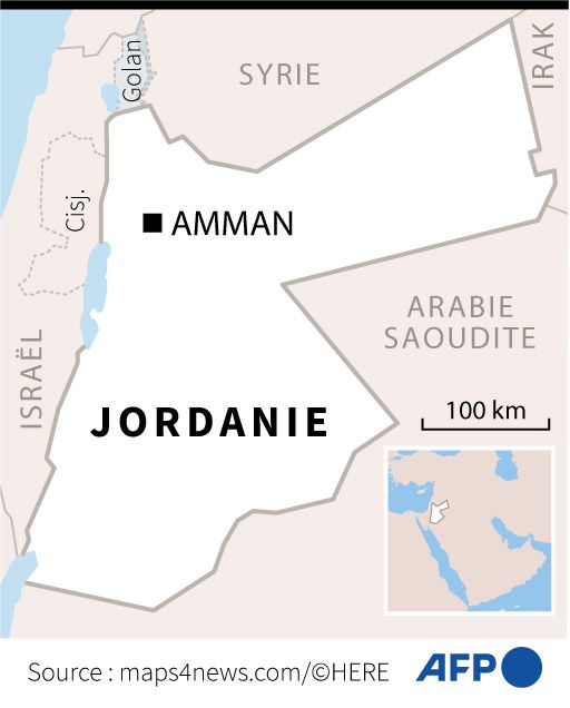 La Jordanie et ses voisins.