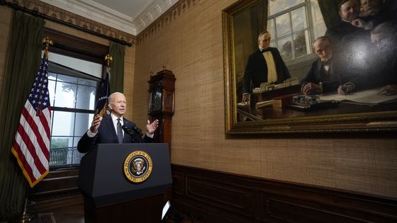 Quel bilan provisoire peut-on tirer des 100 premiers jours de Joe Biden ? ©AFP - Andrew Harnik / POOL / AFP