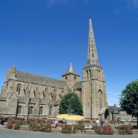 La cathédrale Saint-Tugdual à Tréguier dans les Côtes d'Armor