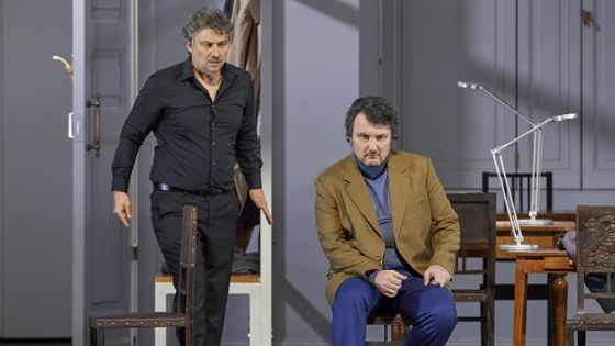Wagner, Parsifal – direction musicale Philippe Jordan, mise en scène Kirill Serebrennikov : Jonas Kaufmann (Parsifal), Ludovic Tézier (Amfortas) - Wiener Staatsoper / Photo by Michael Poehn