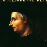 Portrait de Nicolas Machiavel par Cristofano dell'Altissimo, ca 1550-1560 (Galerie des Offices, Florence, Italie)
