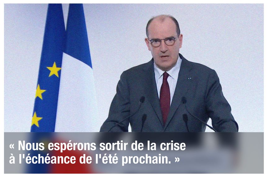 Au début de l'année 2021, Jean Castex a évoqué une sortie de crise "l'été prochain".
