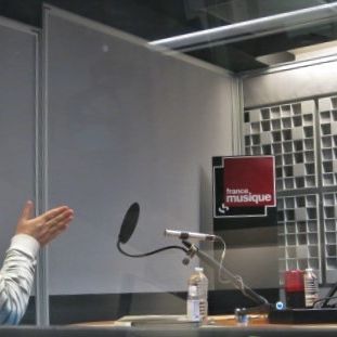 France Musique, studio 361... Olivier Baumont & Philippe Venturini (g. à d.)