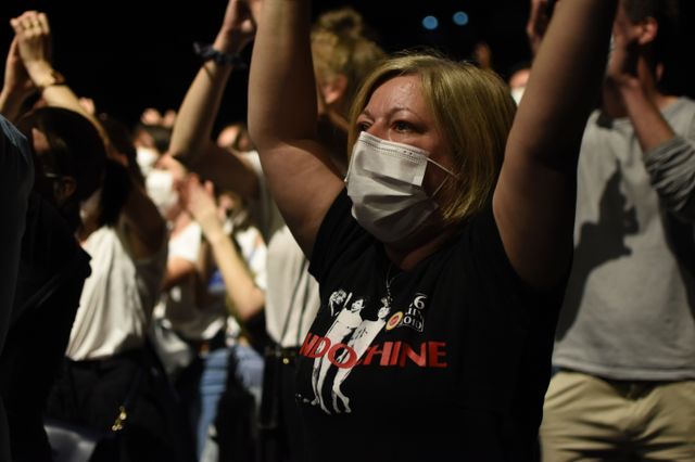 Indochine performed in front of 5,000 spectators at Accor Arena in Paris on May 29.