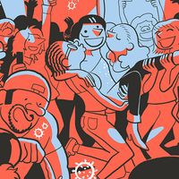 Détail de la couverture des "Cahiers d'Esther, Tome 6 : Histoires de mes 15 ans"