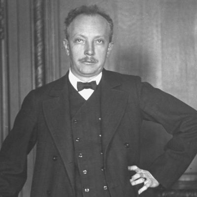 Le compositeur et chef d'orchestre Richard Strauss (Munich, 11 juin 1864 - Garmisch-Partenkirchen, 8 septembre 1949)