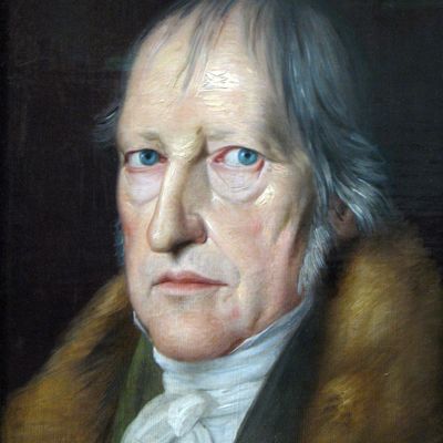Hegel peint par Jakob Schlesinger, 1831