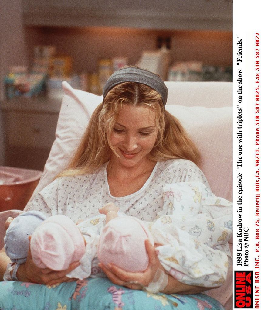 Lisa Kudrow (Phoebe) en 1998 dans Friends