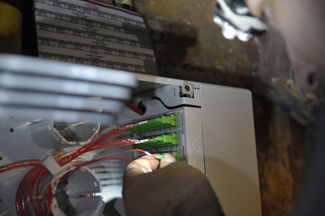 Installation de la fibre pour un appartement