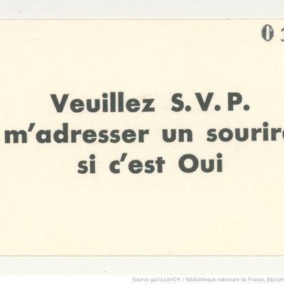 Fonds Oulipo. Dossiers mensuels de réunion (1960-2010). 1987. Août 1987. Copie d’un poème-idéogramme par un enfant transmis par Marcel Bénabou.