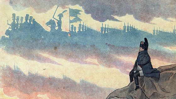 Napoléon Superstar, une icône de la pop culture : illustration de Napoléon en exil sur l'île Sainte-Hélène, Jacques Onfroy de Breville ©Getty - Stefano Bianchetti / Contributeur