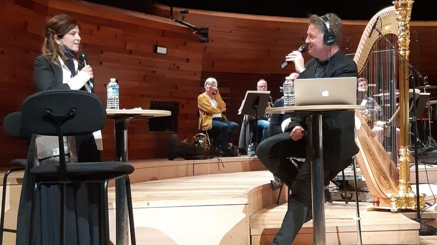 Agnès Jaoui et Benjamin François