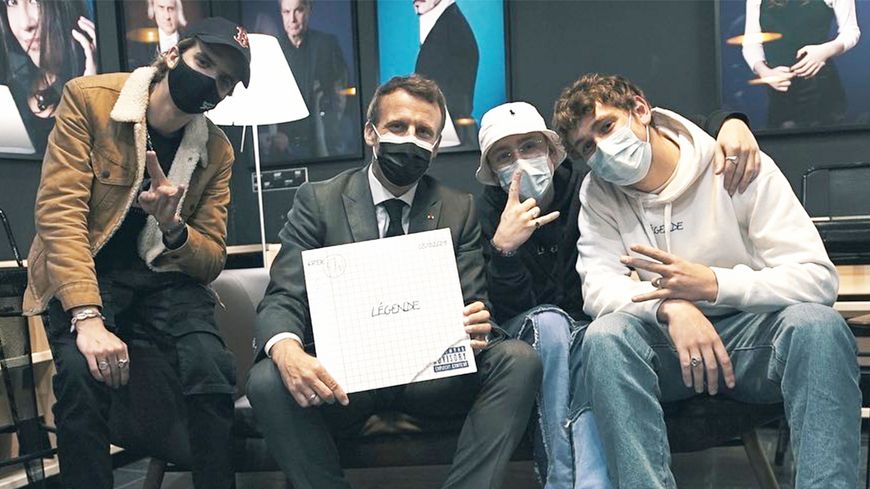 Emmanuel Macron et 47Ter - (photo : @47ter / instagram)