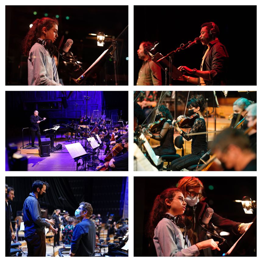 Enregistrement du concert fiction "Fables de La Fontaine"
