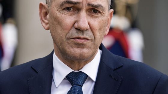Le Premier ministre slovène Janez Janša à l'Elysée, lors de sa visite en France le 29 avril dernier. ©AFP - Ludovic Marin