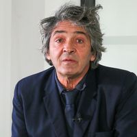 L'architecte Rudy Ricciotti à l'inauguration de la médiathèque de Valence qu'il a conçue dans une ancienne caserne militaire à Valence le 26 Janvier 2021.