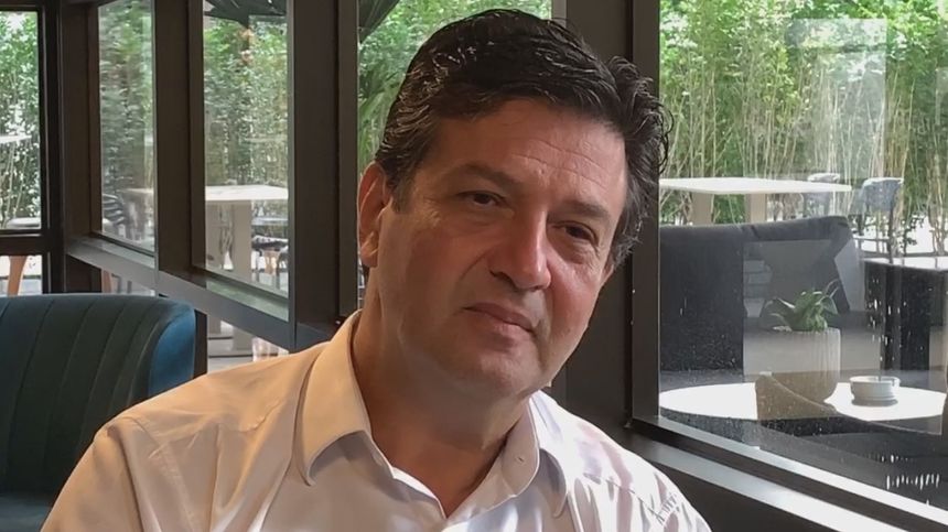 Luiz Henrique Mandetta fin avril 2021 à Sao Paulo.