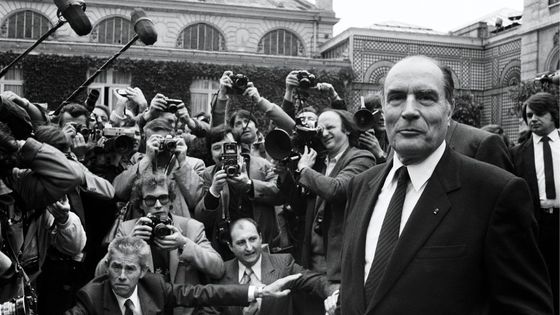 François Mitterrand à l'Elysée en mai 1981 ©Getty - Gamma-Rapho