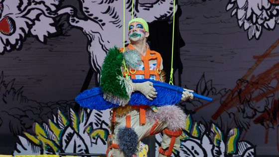 Costume et personnage de Papageno dans la "Flûte Enchantée" de Mozart ©Getty - picture alliance / Contributeur