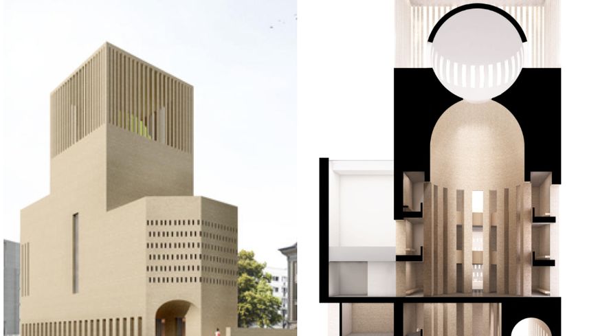 Le projet retenu pour cette "House of One" est celui du cabinet Kuehn-Malvezzi