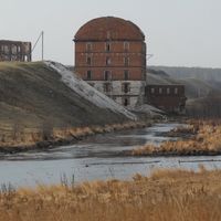 3 mai 2010, La rivière Techa, dans le village de Muslyumovo, polluée par des radiations lors de la tragédie de Kyshtym, survenue à la centrale de Mayak en 1957.