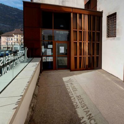 Entrée du Musée de la Résistance et de la Déportation de l’Ain à Nantua