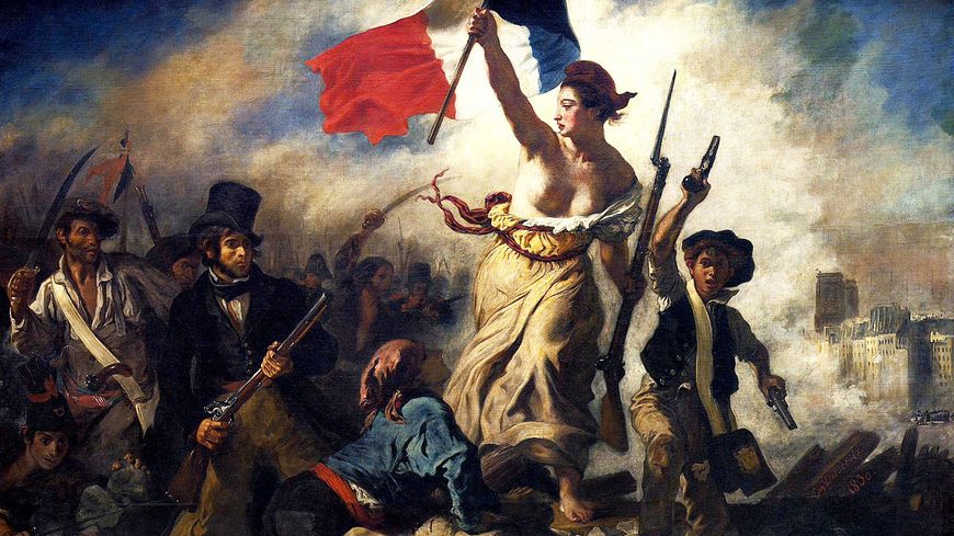 "La liberté guidant le peuple" par Eugène Delacroix