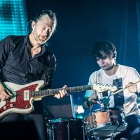 Thom Yorke et Jonny Greenwood au Palais Omnisports de Bercy en octobre 2012 (Paris). (David Wolff - Patrick/WireImage)