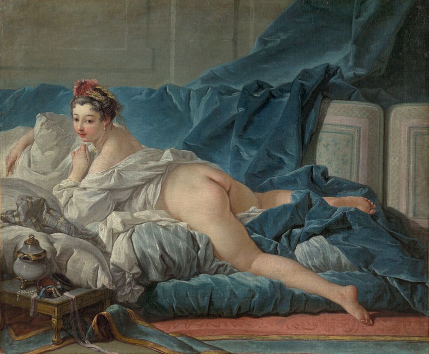 François Boucher, L’Odalisque brune, huile sur toile, Paris, musée du Louvre, département des Peintures © RMN-Grand Palais (musée du Louvre) /Tony Querrec
