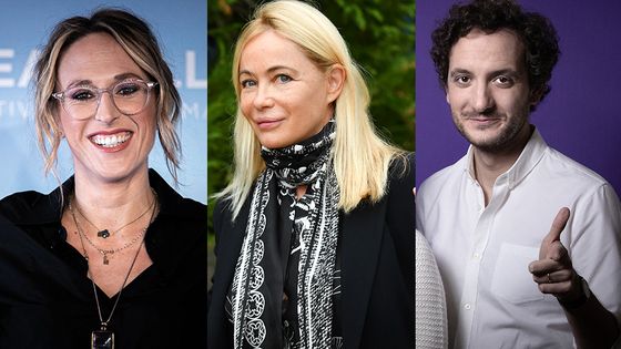 Emmanuelle Béart, Charlène Favier et David Marsais ©AFP