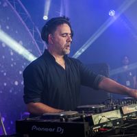 Le DJ, compositeur et producteur de musique électronique Laurent Garnier se produit pendant We Love Green Festival le 1er juin 2019 à Paris, France.