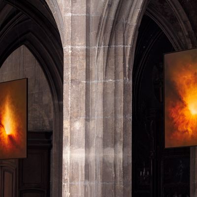 Exposition Overscheyt -1 et 3 - nef Saint-Merry, Paris