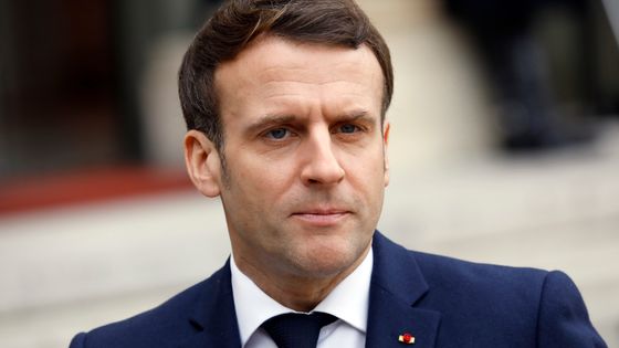 Emmanuel Macron en février 2021 à l'Elysée ©Getty - Antoine Gyori