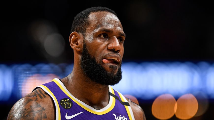 LeBron James - match Lakers VS Nuggets (AAron Ontiveroz)