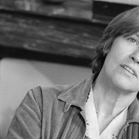 La compositrice franco-américaine Betsy Jolas en 1980