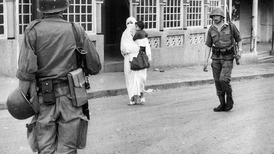 Soldats français en Algérie (Janvier 1960) ©AFP