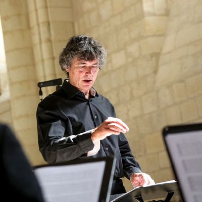 Antoine Guerber et l'ensemble Diabolus in Musica en concert à l'Abbaye de Fontevraud, en mars 2019